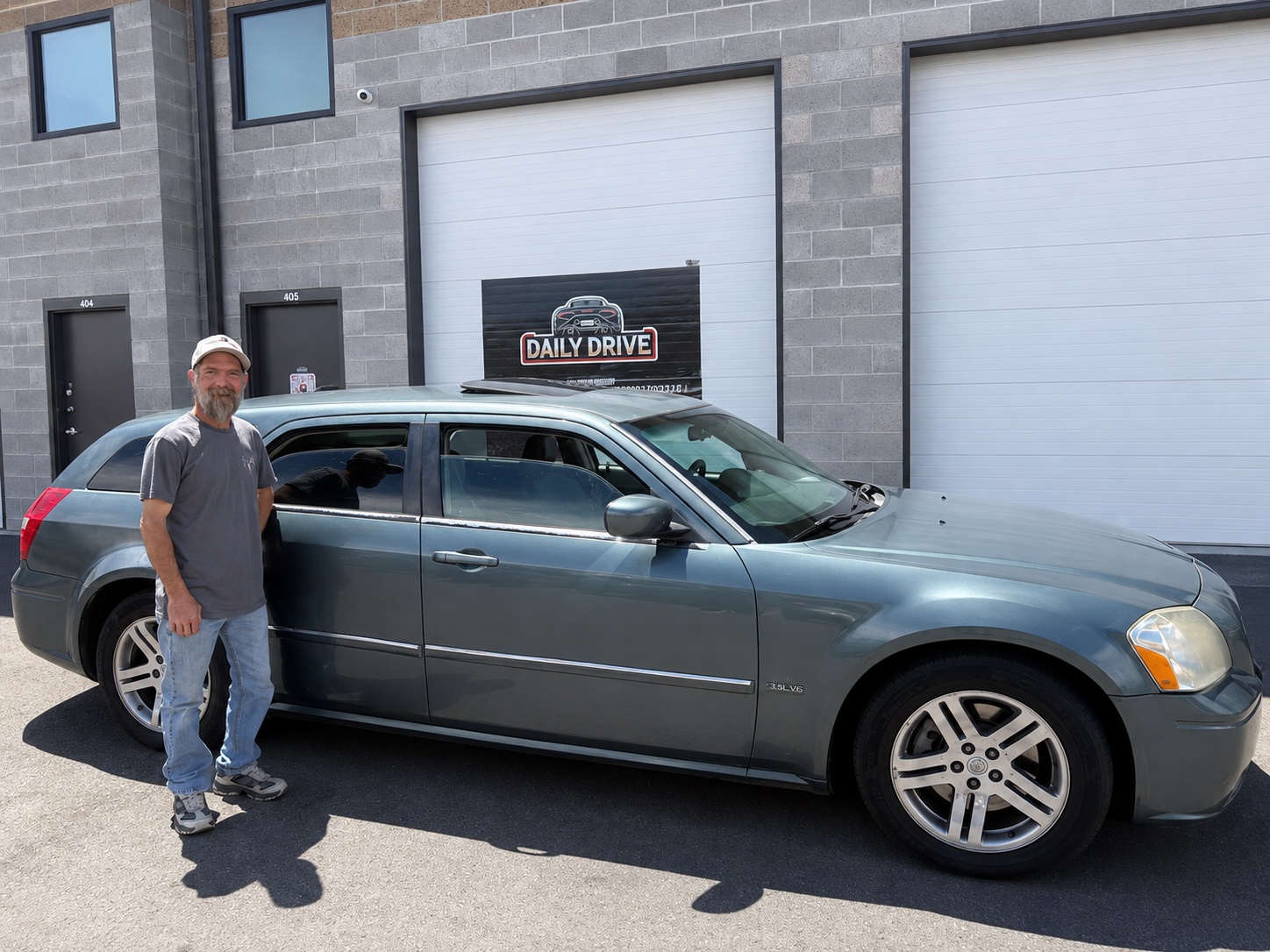 James with his 2006 Dodge Magnum